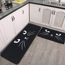 かわいい猫のキッチンマット