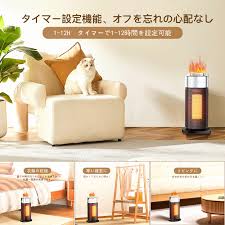 セラミックヒーター 超音波加湿&ECO温度制御