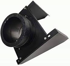 アマゾン | 二重煙突用ウォールサポート土台 200mm