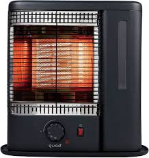 「QUADS 電気ストーブ WARMTH 加湿機能付き」