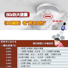 FUAUFAS 秋冬キャンプ必需品 一酸化炭素警報器
