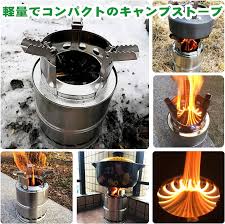 Tlymo ウッドストーブ：軽量アウトドアバーベキューコンロ