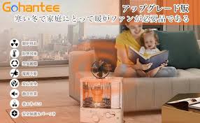 ストーブファン用保護カバー付き5ブレード