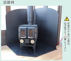 「コーナー置き炉壁・炉台セット FR89488」